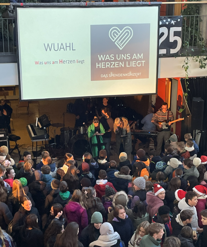 Pausenkonzert am Gymnasium Rutesheim