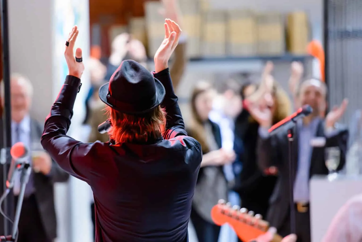 Dropzone Hochzeit Atmosphäre