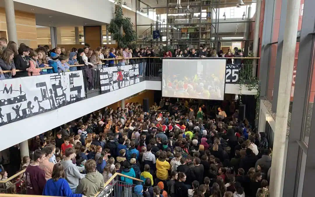 Pausenkonzert am Gymnasium Rutesheim
